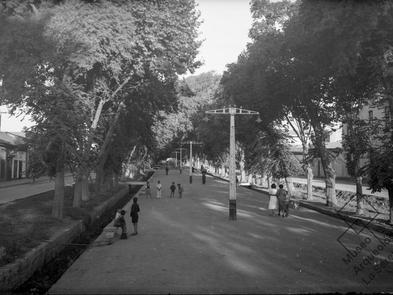 La Alameda, desde calle Los Carrera hacia el poniente