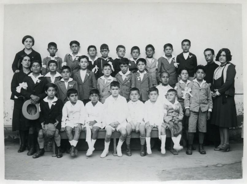 Niños en Primera Comunión