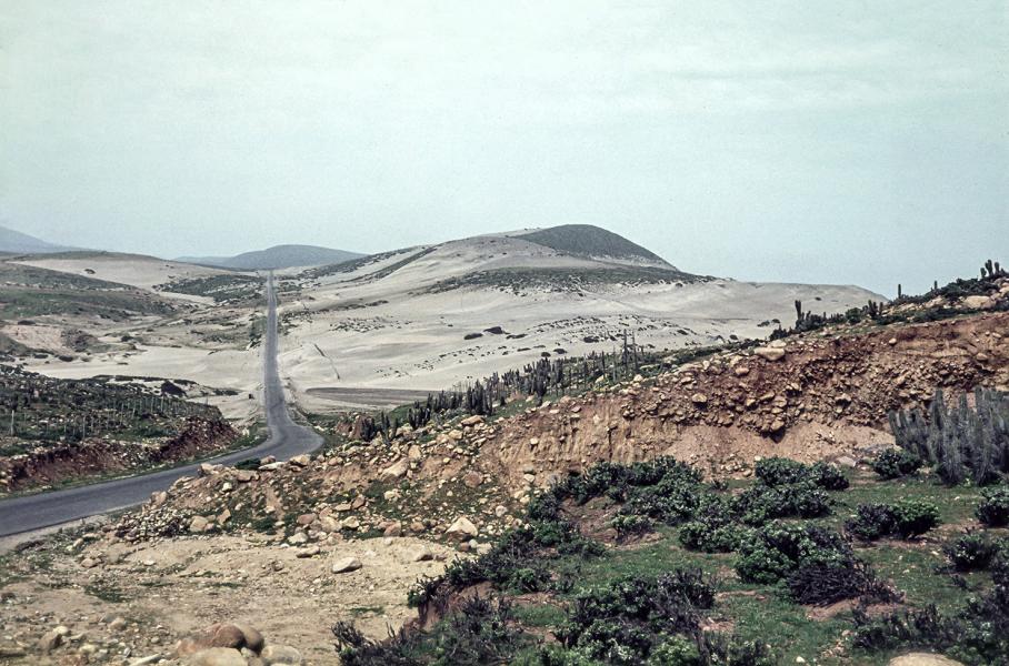 Vista de la carretera Panamericana en el sector de El Teniente